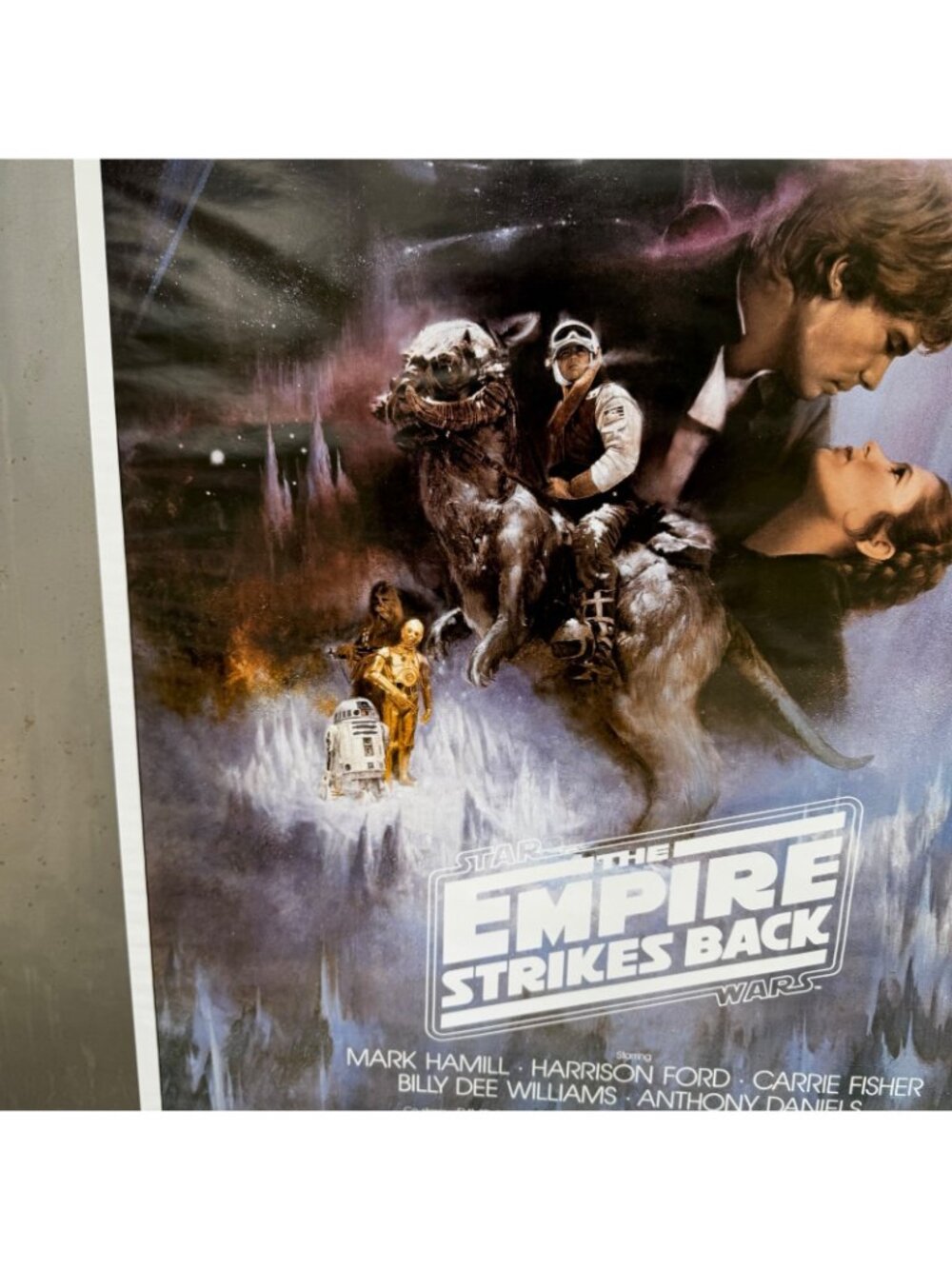 THE EMPIRE STRIKES BACK MOVIE POSTER 27x40 Style A Zig Zag licensed Reprint 1995 - Picture 4 of 13